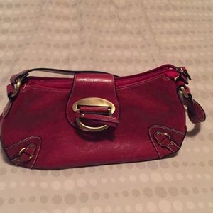 Burgundy purse
